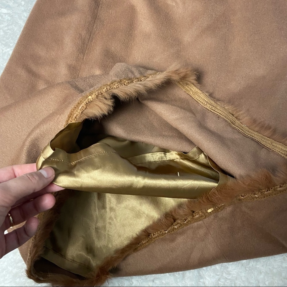 Vintage Suzuya Brown Wool Skirt Size Large - Picture 7 of 7